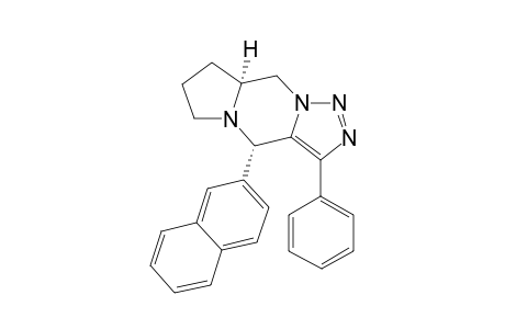 (4S,8aS)-4-(Naphthalen-2-yl)-3-phenyl-4,6,7,8,8a,9-hexahydropyrrolo[1,2-a][1,2,3]triazolo[1,5-d]pyrazine