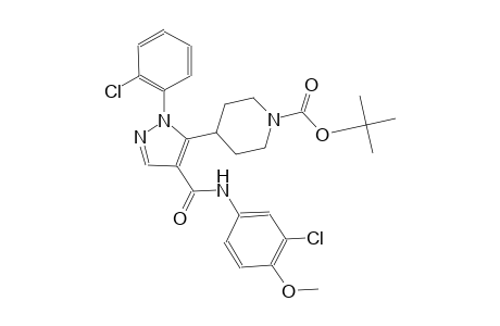 1-piperidinecarboxylic acid, 4-[4-[[(3-chloro-4-methoxyphenyl)amino]carbonyl]-1-(2-chlorophenyl)-1H-pyrazol-5-yl]-, 1,1-