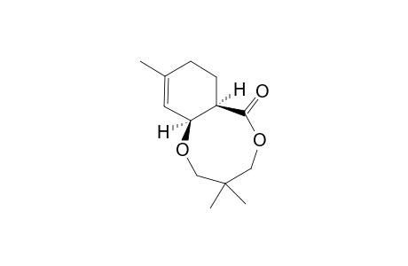4,4,11-Trimethyl-2,6-dioxabicyclo[6.4.0]-1.alpha.H,8.alpha.H-dodec-11-en-7-one