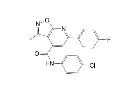isoxazolo[5,4-b]pyridine-4-carboxamide, N-(4-chlorophenyl)-6-(4-fluorophenyl)-3-methyl-