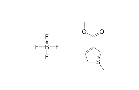 3-Methoxycarbonyl-2,5-dihydro-1-methylthiophenium tetrafluoroborate