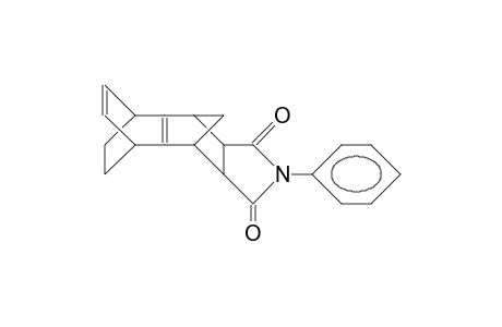 6-Phenyl-6-aza-5,7-dioxo-anti, syn-pentacyclo(9.2.2.1/3,9/.0/2,10/.0/4,8/)hexadeca-2(10),12-diene