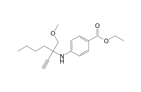 Ethyl N-[3-(Methoxymethyl)hept-1-yn-3-yl]-4-aminobenzoate