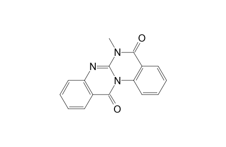 5H-Quinazolino[3,2-a]quinazoline-5,12(6H)-dione, 6-methyl-