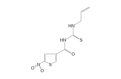1-allyl-3-(5-nitro-3-thenoyl)-2-thiourea
