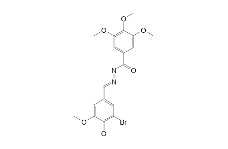 (2E)-N'-(3'-BROMO-4'-HYDROXY-5'-METHOXYBENZILIDENE)-3,4,5-TRIMETHOXYBENZOHYDRAZIDE
