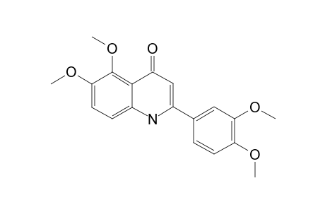 5,6-DIMETHOXY-2-(3,4-DIMETHOXYPHENYL)-1H-QUINOLIN-4-ONE