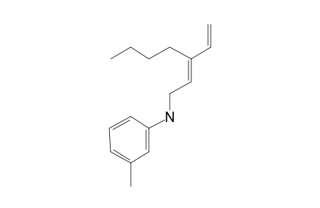 Aniline, N-(3-butyl-2(Z),4-pentadienyl)-3-methyl-