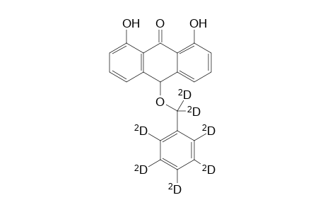 10-(per-Deuterio-benzyloxy)-1,8-dihydroxy-9(10H)-anthracenone