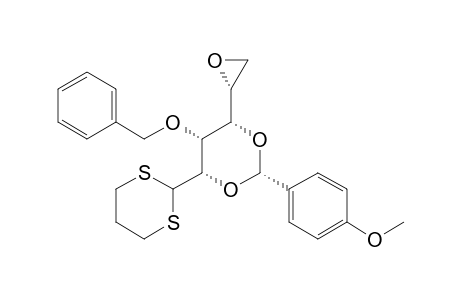 (2S,3R,4S,5R)-4-Benzyloxy-5-(1,3-dithian-2-yl)-3,5-(4-methoxybenzylidenedioxy)-1,2-epoxypentane