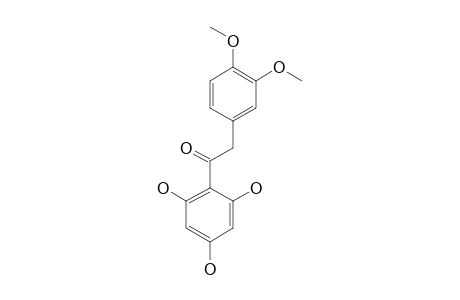 1-(2,4,6-TRIHYDROXYPHENYL)-2-(3,4-DIMETHOXYPHENYL)-ETHANONE