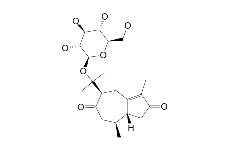 (1R,7R,10S)-11-HYDROXYGUAI-4-ENE-3,8-DIONE-BETA-D-GLUCOPYRANOSIDE