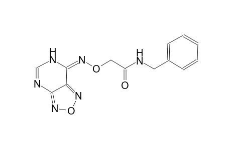 acetamide, 2-[((7E)-[1,2,5]oxadiazolo[3,4-d]pyrimidin-7(6H)-ylideneamino)oxy]-N-(phenylmethyl)-
