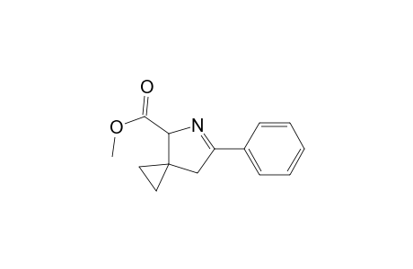 5-Azaspiro[2.4]hept-5-ene-4-carboxylic acid, 6-phenyl-, methyl ester, (.+-.)-