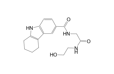 1H-carbazole-6-carboxamide, 2,3,4,9-tetrahydro-N-[2-[(2-hydroxyethyl)amino]-2-oxoethyl]-