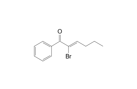 2-Bromo-1-phenylhex-2-en-1-one
