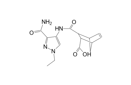 bicyclo[2.2.1]hept-5-ene-2-carboxylic acid, 3-[[[3-(aminocarbonyl)-1-ethyl-1H-pyrazol-4-yl]amino]carbonyl]-