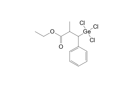 ETHYL-2-METHYL-3-PHENYL-3-(TRICHLOROGERMYL)-PROPIONATE