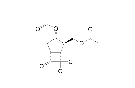 7,7-DICHLORO-2BETA-ACETOXYMETHYL-3ALPHA-ACETOXYBICYCLO[3.2.0]HEPTAN-6-ONE