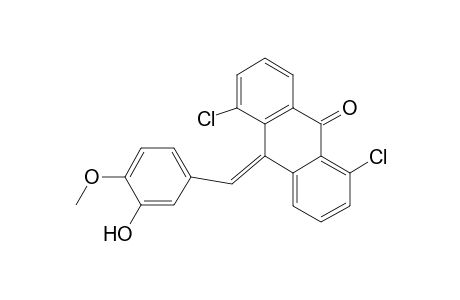 (Z)-1,5-Dichloro-10-(3-hydroxy-4-methoxybenzylidene)-10H-anthracen-9-one