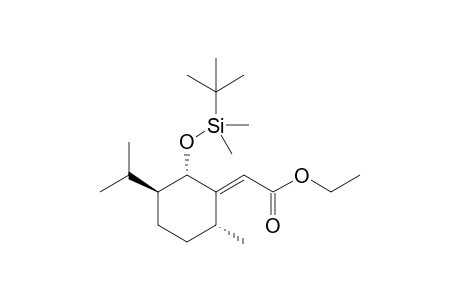 (2E)-2-[(2S,3S,6R)-2-[tert-butyl(dimethyl)silyl]oxy-3-isopropyl-6-methyl-cyclohexylidene]acetic acid ethyl ester