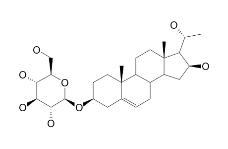 PREGN-5-ENE-3-BETA,16-BETA,20R-TRIOL-3-O-BETA-D-GLUCOPYRANOSIDE