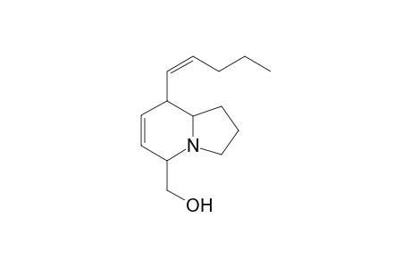 8-Pentenyl-5-(hydroxymethyl)-6,7-dehydroindolizidine