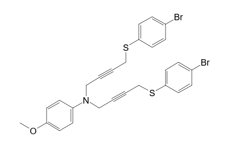 N,N-bis{4-[(p-bromophenyl)thio]-2-butynyl}-p-anisidine