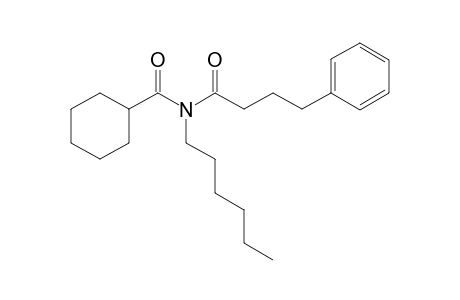 N-Hexyl-N-(4-phenylbutanoyl)cyclohexanecarboxamide