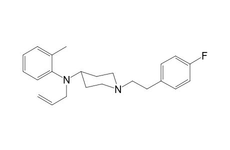 1-[2-(4-Fluorophenyl)ethyl]-N-2-methylphenyl-N-(prop-2-en-1-yl)piperidin-4-amine