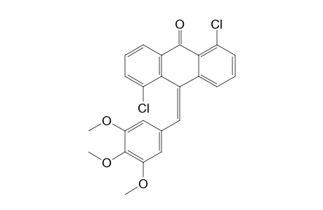 (Z)-1,5-Dichloro-10-(3,4,5-trimethoxybenzylidene)-10H-anthracen-9-one