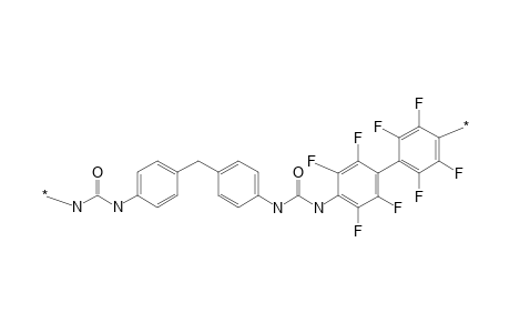 Poly[aminocarbonylamino-1,4-phenylenemethylene-1,4-phenyleneaminocarbonylamino(2,2',3,3',5,5',6,6'-octafluorobiphenyl-4,4'-diyl)]