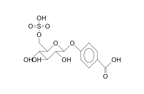 4-Hydroxy-benzoic acid, B-D-glucoside 6'-sulfate
