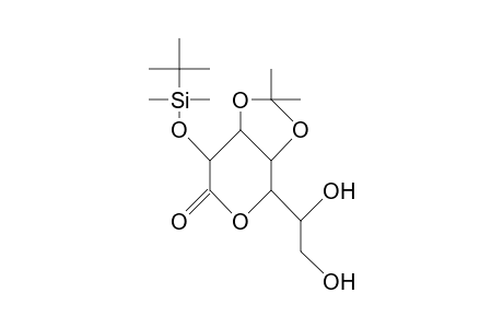 2-O-tert-Butyldimethylsilyl-3,4-O-isopropylidene-D-glycero-L-talo-heptono-1,5-lactone