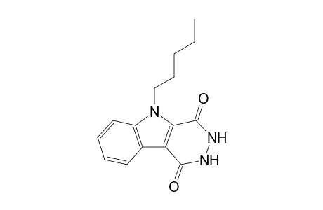 5-Pentyl-2,3-dihydro-1H-pyridazino[4,5-b]indole-1,4(5H)-dione