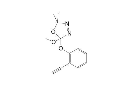 2-(2-ETHYNYLPHENOXY)-2-METHOXY-5,5-DIMETHYL-DELTA-3-1,3,4-OXADIAZOLINE