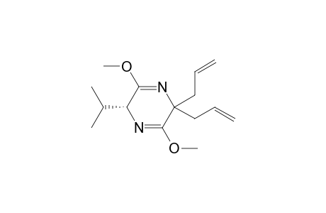 (2R)-5,5-Diallyl-2,5-dihydro-3,6-dimethoxy-2-isopropylpyrazine