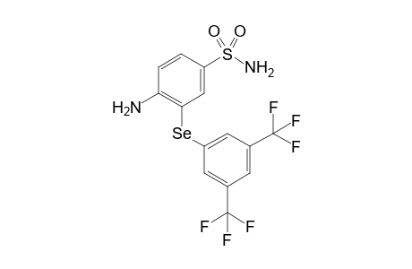 4-amino-3-((3,5-bis(trifluoromethyl)phenyl)selenyl)benzenesulfonamide