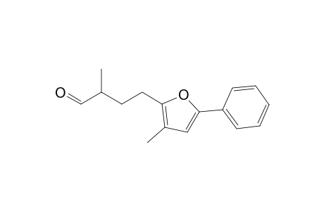 2-Methyl-4-(3-methyl-5-phenylfuran-2-yl)butanal