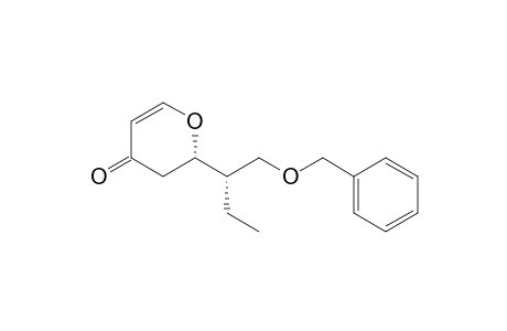(2S*,1'S*)-2(1'-((Benzyloxy)methyl)propyl)-2,3-dihydro-4H-pyran-4-one