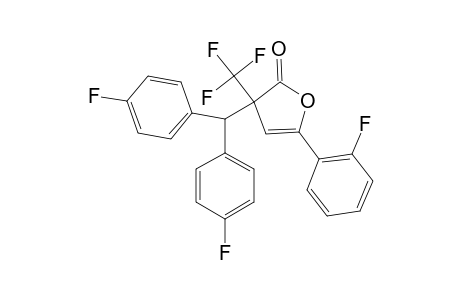 3-(4,4'-DIFLUOROBENZHYDRYL)-5-(2-FLUOROPHENYL)-3-TRIFLUOROMETHYL-2(3H)-FURANONE