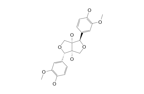 DIPSALIGNAN-B;(+)-(7S,8S,7'R,8'S)-PRINSEPIOL