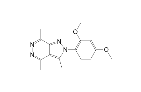 2H-pyrazolo[3,4-d]pyridazine, 2-(2,4-dimethoxyphenyl)-3,4,7-trimethyl-