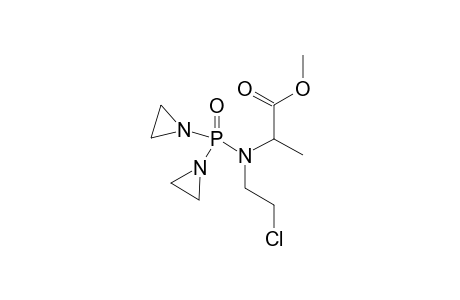 N-[1'-(Methoxycarbonyl)ethyl]-N-[2'-(chloroethyl)]-phosphorylamide - bis(ethyleneimide)