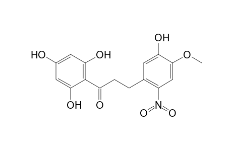1-(2,4,6-Trihydroxyphenyl)-3-(3-hydroxy-4-methoxy-6-nitrophenyl)propanone