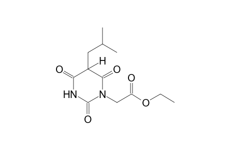 5-isobutylhexahydro-2,4,6-trioxo-1-pyrimidineacetic acid, ethyl ester