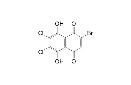 2-Bromo-6,7-dichloro-5,8-dihydroxy-1,4-dihydronaphthalene-1,4-dione