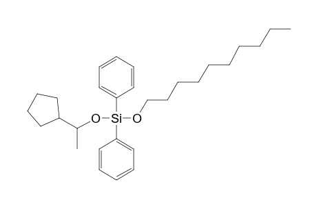 Silane, diphenyl(1-cyclopentylethoxy)decyloxy-