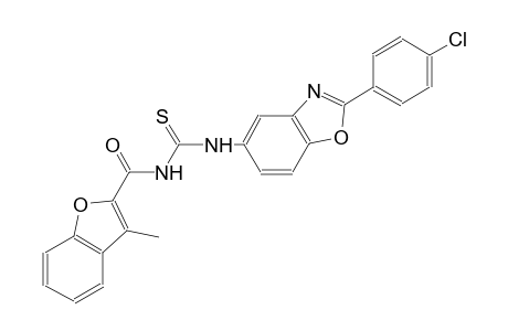 thiourea, N-[2-(4-chlorophenyl)-5-benzoxazolyl]-N'-[(3-methyl-2-benzofuranyl)carbonyl]-