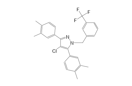 4-chloro-3,5-bis(3,4-dimethylphenyl)-1-[3-(trifluoromethyl)benzyl]-1H-pyrazole